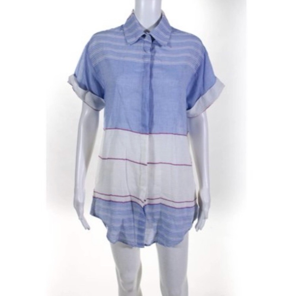 Red Carter cover up/tunic shirt- XS